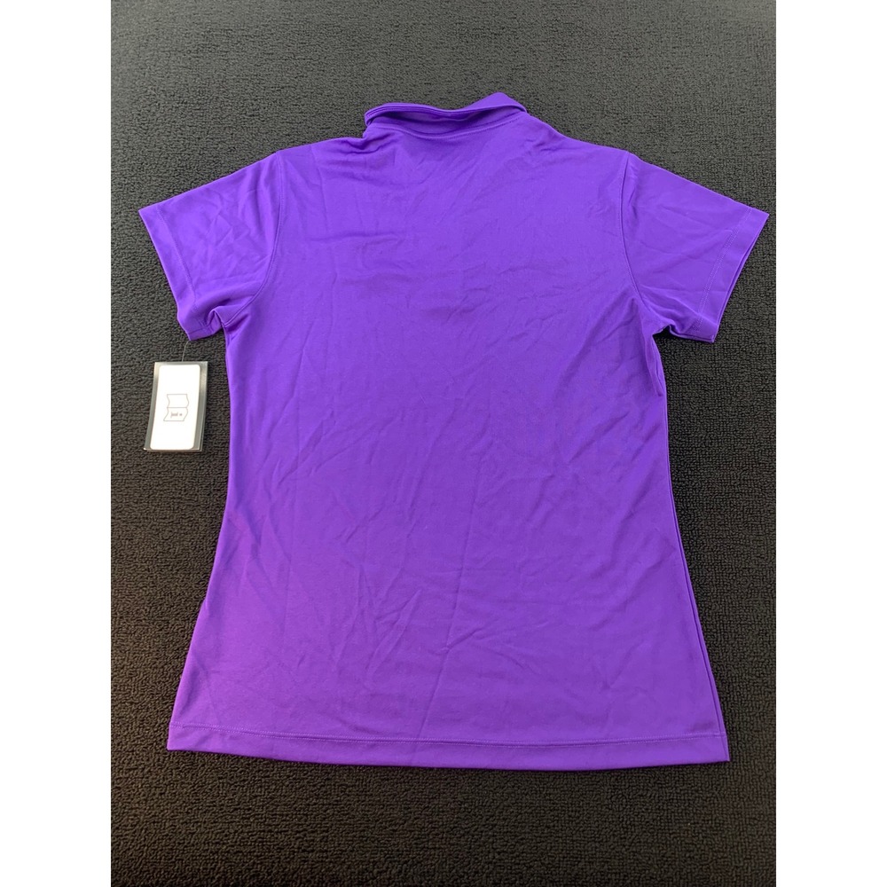 Nike Dri‎ Fit Alabama Crimson Tide Purple Polo Shirt Womens Medium - Picture 2 of 11